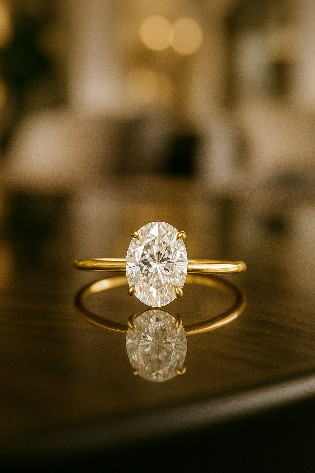 Certified diamond with documentation